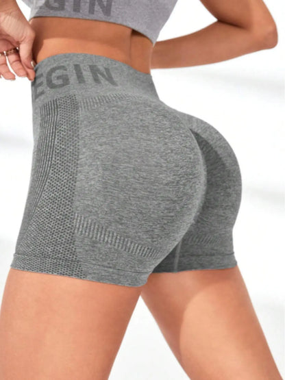 High Waist Sports Gym Shorts