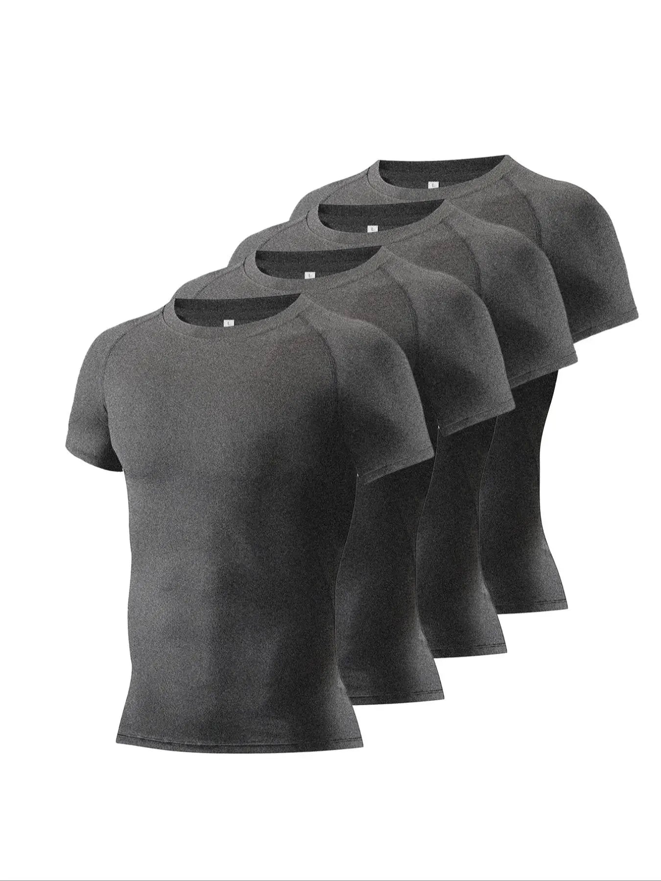 Round Neck Raglan Compression Shirt